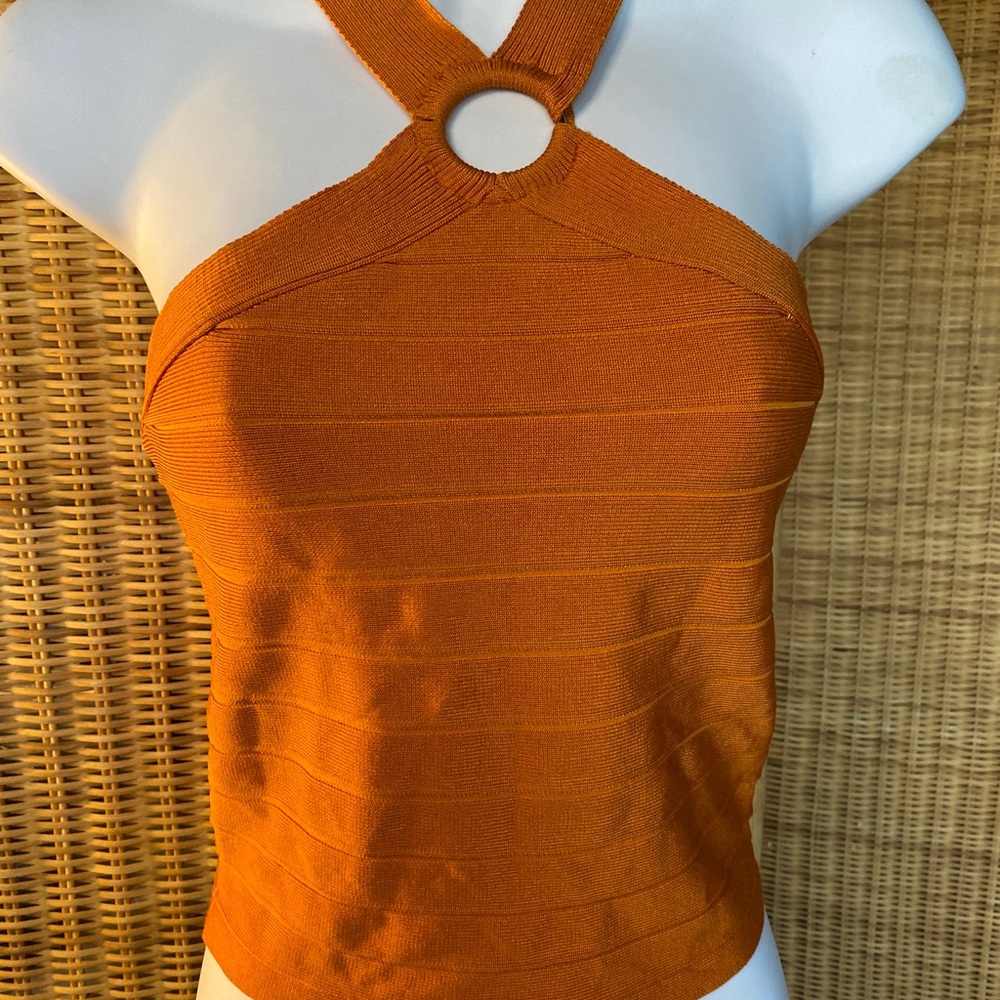 Y2K Forever 21 Orange Halter Top